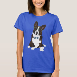 T-shirt Cool Hipster Cardigan Welsh Corgi pour Amoureux de