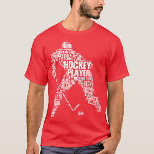 T-shirt Cool Hockey Sur Glace Art Pour Hommes Femmes Garço