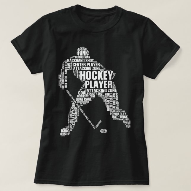 T-shirt Cool Hockey Sur Glace Art Pour Hommes Femmes Garço (Design devant)