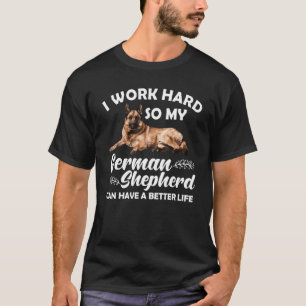 T-shirt Cool Hommes Femmes Berger Allemand Berger Allemand