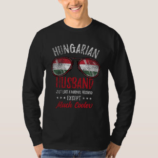 T-shirt Cool Hungarian Husband Sunglasses Hungarian Family