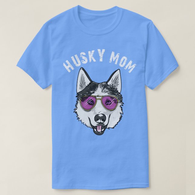 T-shirt Cool Husky Maman (Design devant)