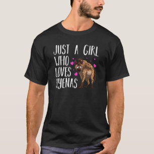 T-shirt Cool Hyena Art Femmes Filles Faune Afrique Zoo Kee