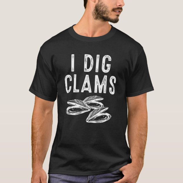 T-shirt Cool I Creg Clams Funny Clamming Gift Clam Creing (Devant)