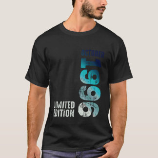 T-shirt Cool Incroyable Octobre 1996 Depuis 1996 Vintage 1