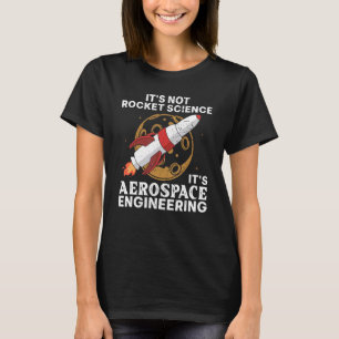 T-shirt Cool Ingénieuse Aérospatiale Pour Hommes Femmes Cr