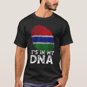 T-shirt Cool It's In My Dna Gambia Flag
