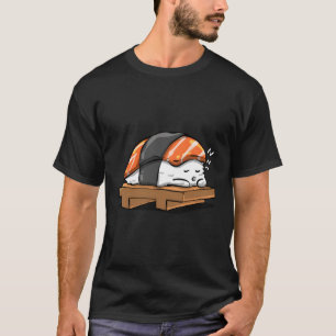 T-shirt Cool Japonais Nourriture Kawaii Sushi Dormir