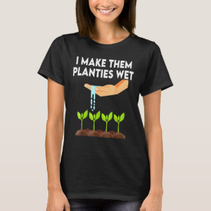 T-shirt Cool Je Leur Rends Planties Humides