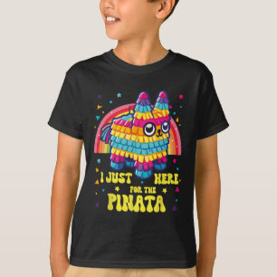 T-shirt Cool Je suis juste ici pour le Pinata Funny Cinco 