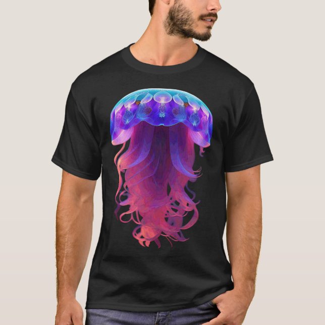T-shirt Cool Jellyfish for Men Ocean Marine Science for Ki (Devant)