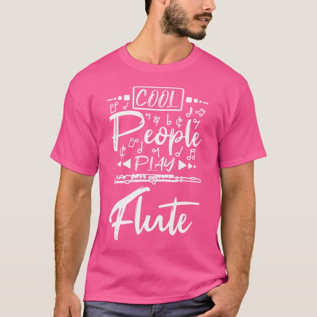 T-shirt Cool Jouer Flute (Devant)
