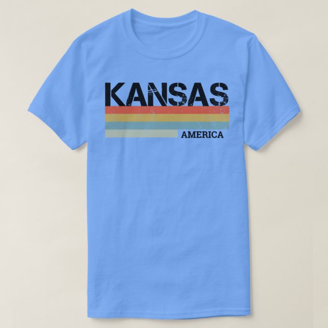 T-shirt Cool Kansas State Rétro Grandes Vintages (Design devant)