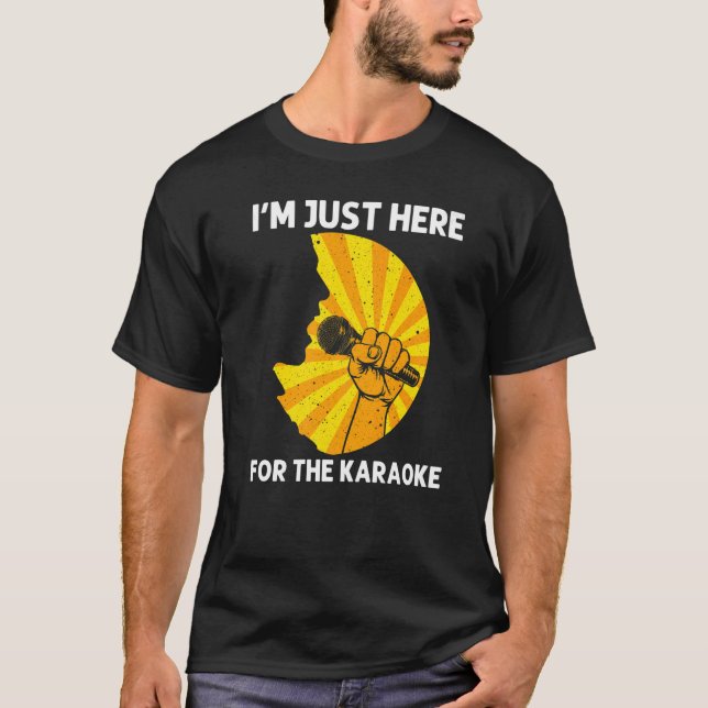 T-shirt Cool Karaoke For Men Women Singer Karaoke Machine (Devant)