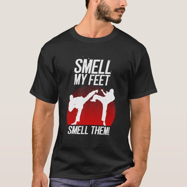 T-shirt Cool Karate Cadeau Pour Garçons Filles Drôle Odeur (Devant)