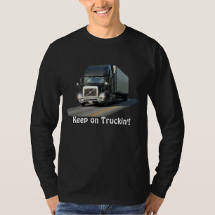T-shirt Cool "Keep on Truckin" Chemise de conduite de cami