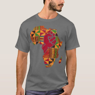 T-shirt Cool Kente Cloth Art Hommes Femmes Afrique Carte P
