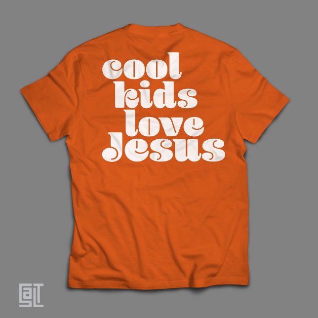 T-Shirt Cool Kids Love Jesus Retro Christian (Créateur téléchargé)