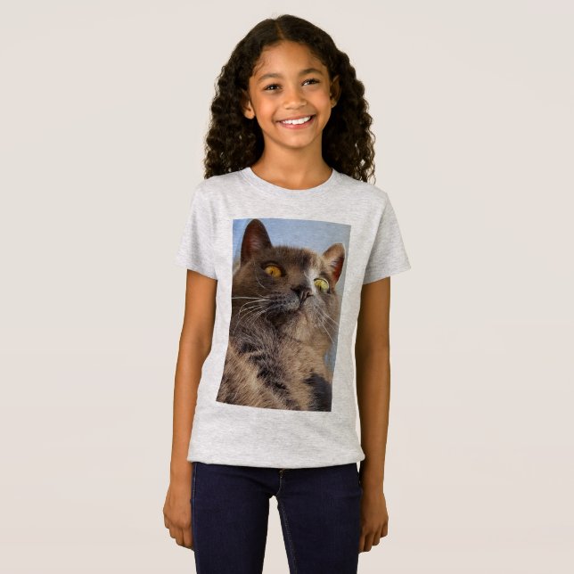 T-shirt cool Kitty Girls (Devant entier)