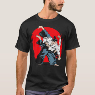 T-shirt Cool Kung Fu Man Combattre les arts martiaux Wushu