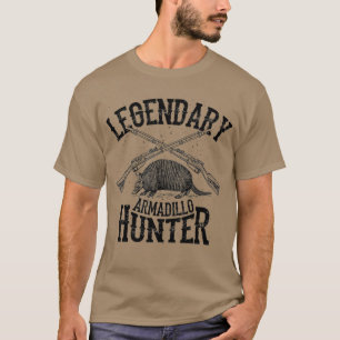 T-shirt Cool Légendaire Chasseur d'armadillo Chasse amusan