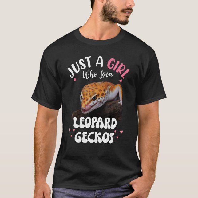 T-shirt Cool Leopard Gecko Pour Filles Femmes Pet Lizard R (Devant)