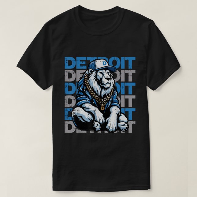 T-shirt Cool Lion Women Kids Boys Girls Youth Men Teen (Design devant)