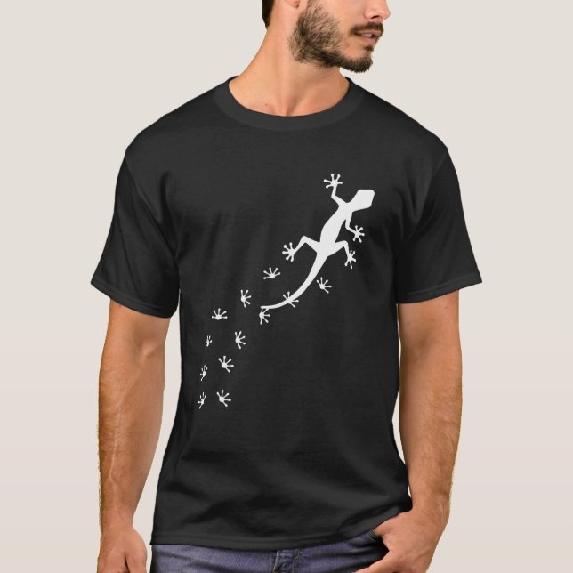 T-shirt Cool Lizard Design Pour Hommes Femmes Gecko Animau (Devant)