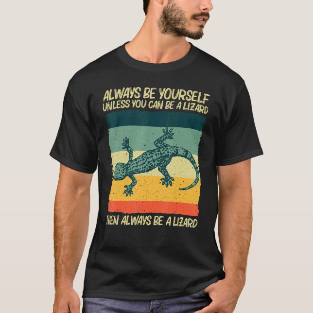 T-shirt Cool Lizard Pour Hommes Femmes Lizard Pour Animal  (Devant)