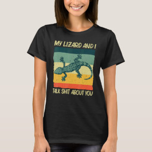 T-shirt Cool Lizard Pour Hommes Femmes Reptile Animal Liza