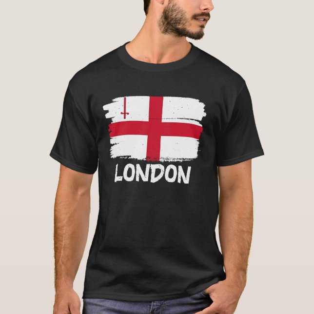 T-shirt Cool London Flag (Devant)