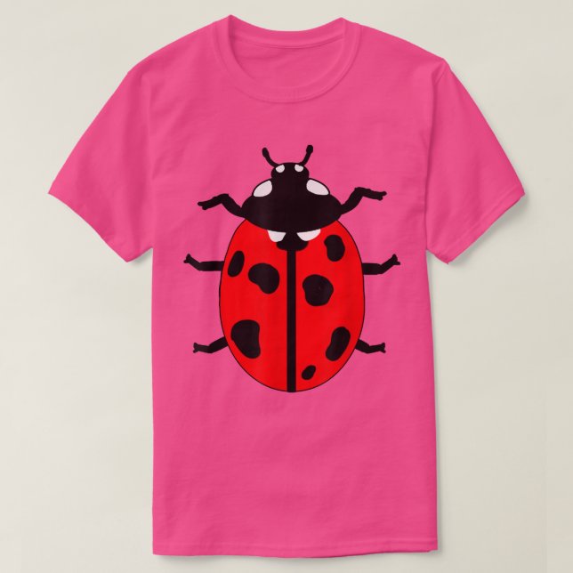 T-shirt Cool Lover d'insectes Ladybug (Design devant)