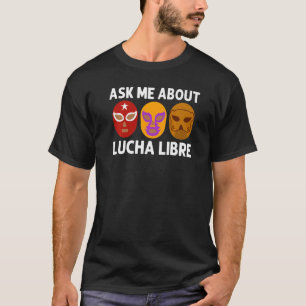 T-shirt Cool Lucha Libre Pour Hommes Femmes Luchador Guerr