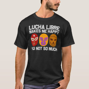 T-shirt Cool Lucha Libre Pour Hommes Femmes Luchador Guerr