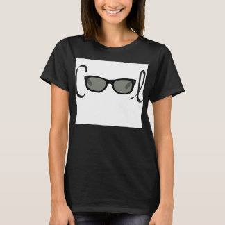 T-shirt Cool Lunettes de soleil noir Toddler Chemise