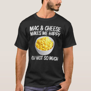 T-shirt Cool Mac Et Fromage Pour Hommes Femmes Macaroni No