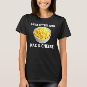 T-shirt Cool Mac Et Fromage Pour Hommes Femmes Macaroni No