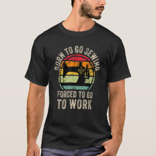 T-shirt Cool Machine à coudre Graphique Coudre Seamstress 