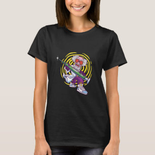 T-shirt Cool Mad Scientist avec une seringue veut vacciner