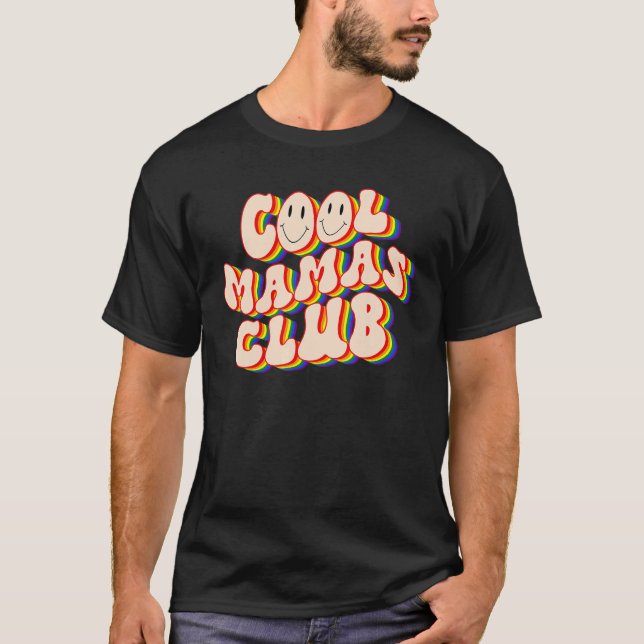 T-shirt Cool Mamas Club LGBTQ Pride Gay Pride Rainbow LGBT (Devant)