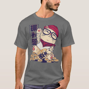 T-shirt Cool maneki neko