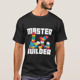 T-shirt Cool Master Builder Funny Building Block Poison Me