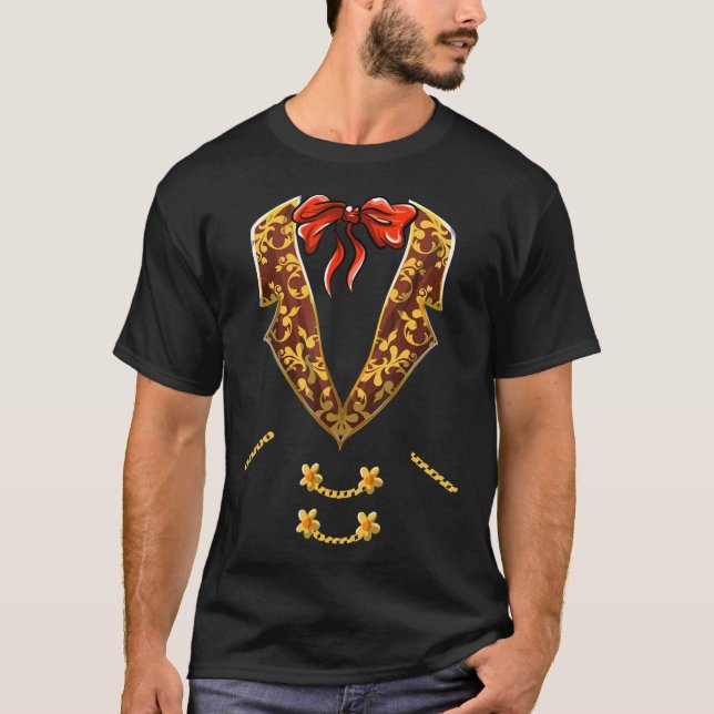 T-shirt Cool Matador Costume Halloween Uniforme do-it-your (Devant)