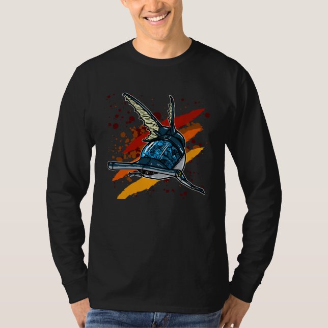 T-shirt Cool mechanical Shark (Devant)