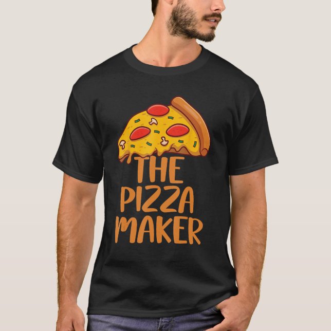 T-shirt Cool Meilleure Pizza Party Funny Pizza Maker Pour  (Devant)