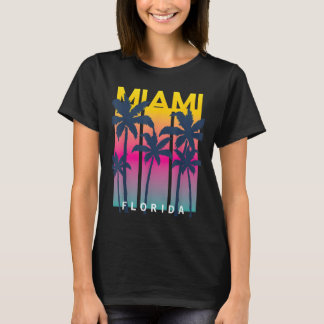 T-shirt Cool Miami Florida Graphic Design Tee - shirts, I 
