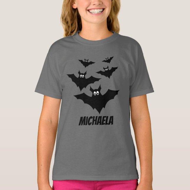T-shirt Cool mignon chauves chauves-souris Halloween Votre (Devant)