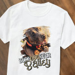 T-shirt Cool moderne Grunge Personnalisé Animaux de Compag<br><div class="desc">Ce design moderne et ludique est composé de typographie amusante et d'ajouter une photo personnalisée de votre animal de compagnie.</div>