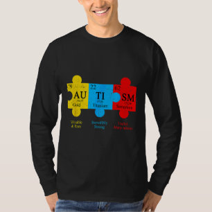 T-shirt Cool Mois Sensibilisation sur l'autisme Puzzle piè