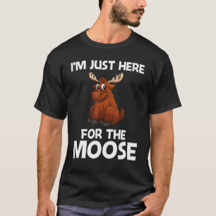 T-shirt Cool Moose pour hommes femmes Cerf Alaska Élan Ren